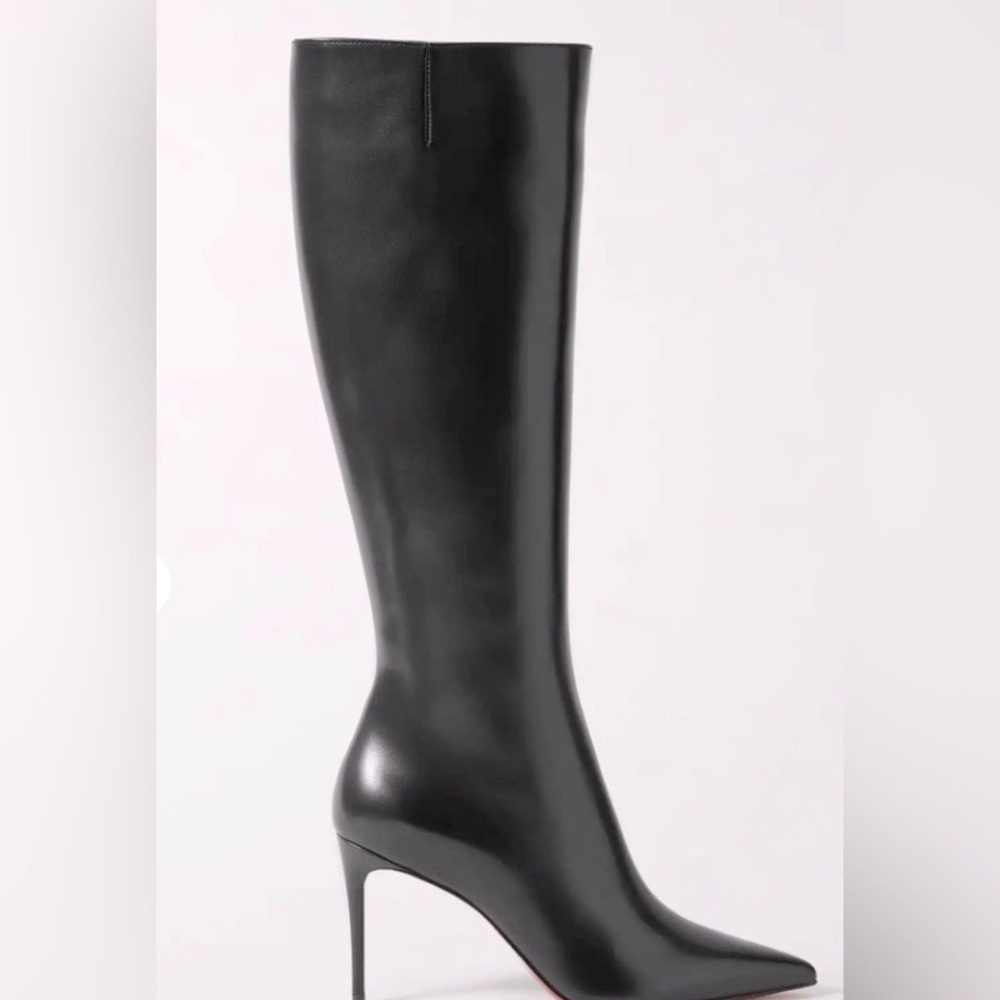 CHRISTIAN LOUBOUTIN Kate Botta 85 Napa leather knee boots